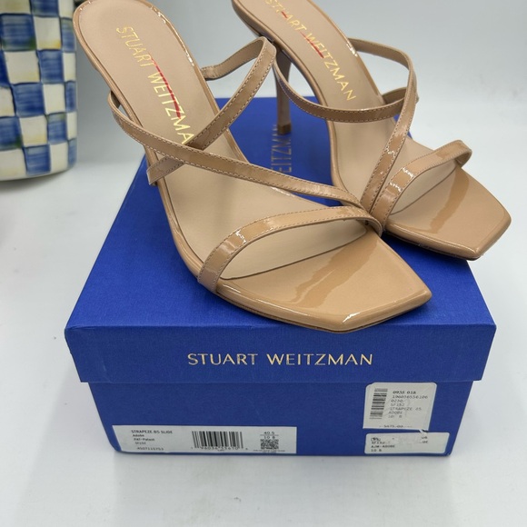 Women's Stuart Weitzman, Patent , Leather, sandals size 10 made in Spain - Picture 1 of 10